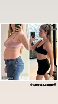 Bárbara Evans deixou os seguidores surpresos ao compartilhar o antes e depois de perder peso após o nascimento dos filhos gêmeos. (Foto: Instagram)