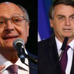 Alckmin rasga o verbo e detona Bolsonaro em entrevista: "Desocupado". (Fotos: Agência Brasil)