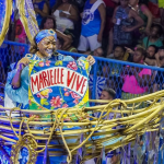 Marinete Franco em desfile pela Portela. (Foto: Instagram)