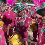 As cores da Mangueira em destaque nos seus membros. (Foto: Instagram)