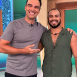 Marcus e Tadeu no final do programa desta terça-feira. (Foto: Instagram)