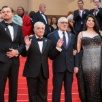 Scorsese e parte do elenco de Assassinos da Lua das Flores. (Foto: Instagram)