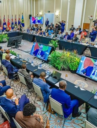 Presidente da República, Luiz Inácio Lula da Silva, participa de evento com Chefes de Governo da Comunidade do Caribe - CARICOM, em Georgetown, Guiana. (Foto: Ricardo Stuckert/PR)