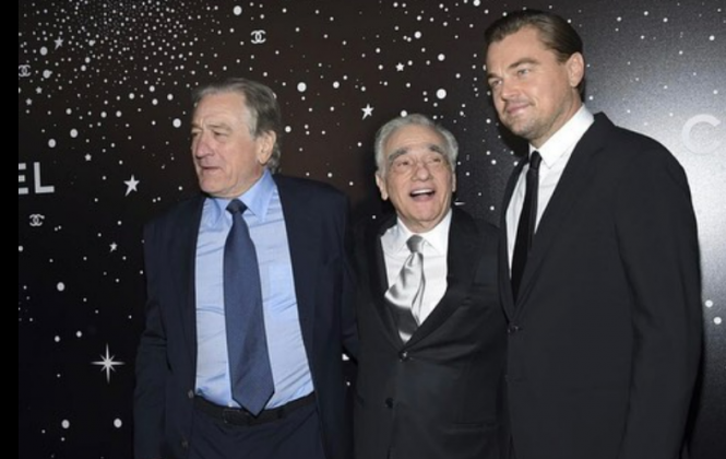 Scorsese, De Niro e Di Caprio. (Foto: Instagram)