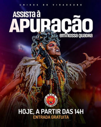 Após uma intensa temporada de desfiles, chegou o momento decisivo da apuração dos votos no Carnaval do Rio de Janeiro (Foto: Instagram)