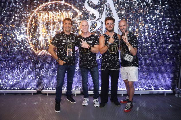 Flavio Sarahyba, Marcio Esher, Antonio Oliva e Cameron Saul (Foto: Leca Novo e Agência Brazil News)