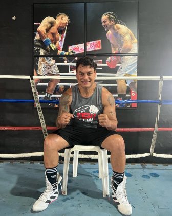 Acelino "Popó" Freitas e Kléber "Bambam" Oliveira se enfrentaram em uma luta de boxe no último sábado (25). (Foto Instagram)