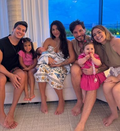 Eliezer visita filho de Arthur Aguiar e elogia o ator: “Paizão” (Foto: Instagram)