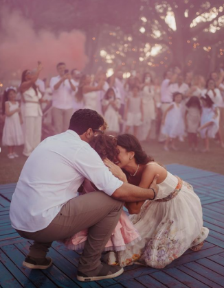 A celebração ocorreu no Haras da família, onde amigos e parentes se reuniram para comemorar. (Foto: Instagram)