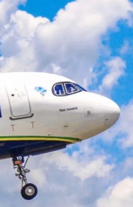 Aeronave da Azul sofre pane elétrica e faz pouso forçado. (Foto: Instagram)