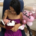 Além do esposo, ela deixa uma filha de apenas 5 meses. (Foto Instagram)