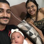 A bebê nasceu prematura, com pouco mais de sete meses, e precisou permanecer internada por 29 dias. (Foto Instagram)