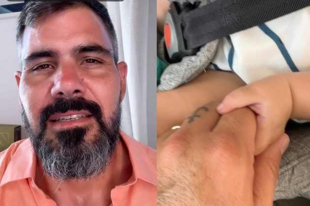 Juliano Cazarré pede orações após novo procedimento feito pela filha. (Foto: Instagram)