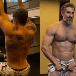 O apresentador Marcos Mion, de 44 anos, compartilhou em suas redes sociais um vídeo de sua rotina de treinos na academia. (Foto Instagram)