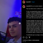 Luam Silva, filho de Ornaldo, descreve um texto de despedida para o pai. (Fonte: Instagram)