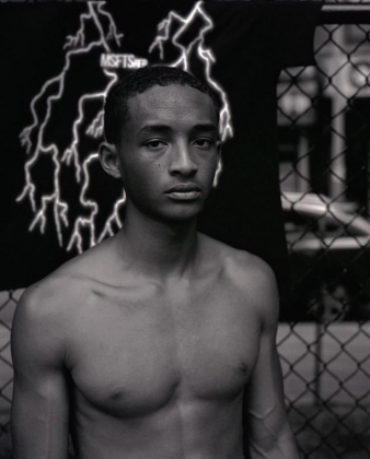 A imagem de Jaden usando a camisa tricolor foi bem recebida pelos seguidores. (Foto: Instagram)