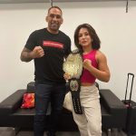 Kéfera ao lado do lutador do UFC, Werdum. (Foto: Instagram)