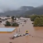 É uma das maiores enchentes da historia do RS. (Foto: Instagram)