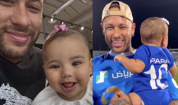 Neymar brincou sobre a alegria da filha com o presente. (Foto: Instagram)
