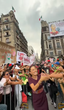 Sheinbaum é a primeira mulher a ocupar a presidência do país. (Foto: Instagram)