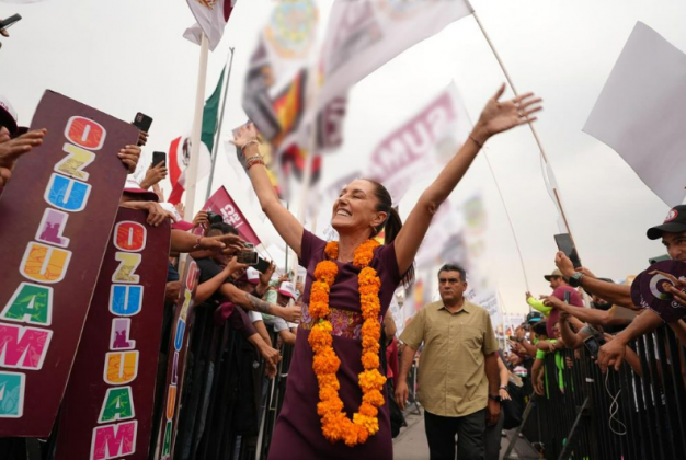 Sheinbaum prometeu continuar o legado de López Obrador. (Foto: Instagram)