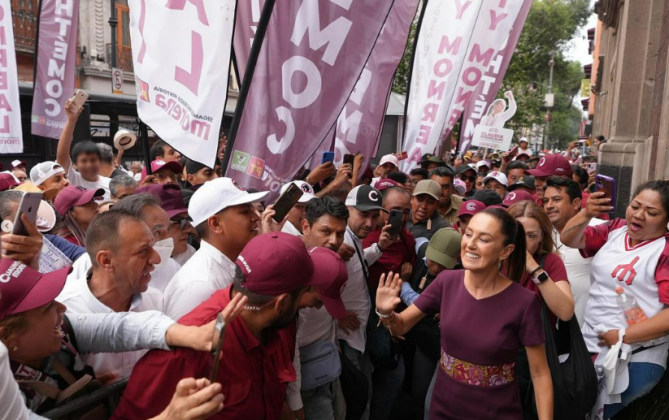 Sua principal adversária foi a empresária Xóchitl Gálvez. (Foto: Instagram)