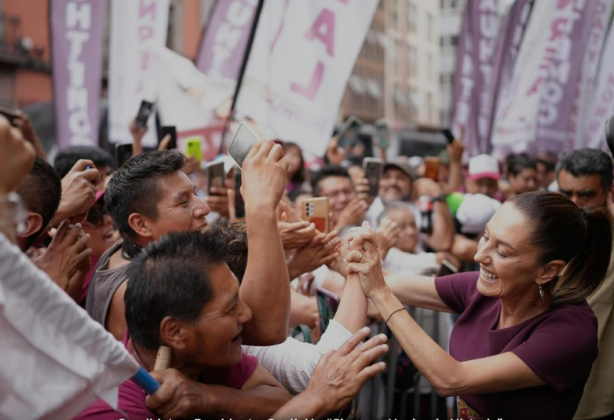 Sheinbaum comemorou a vitória como um marco histórico. (Foto: Instagram)