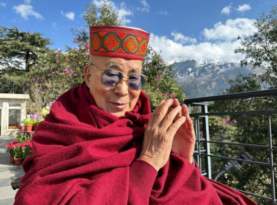 Autoridades chinesas veem o Dalai Lama como um separatista perigoso. (Foto: Instagram)