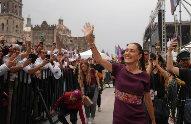 López Obrador parabenizou a nova presidente. (Foto: Instagram)