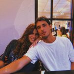 Mariana Goldfarb e Rafael Kemp jantam juntinhos. (Foto: Instagram)