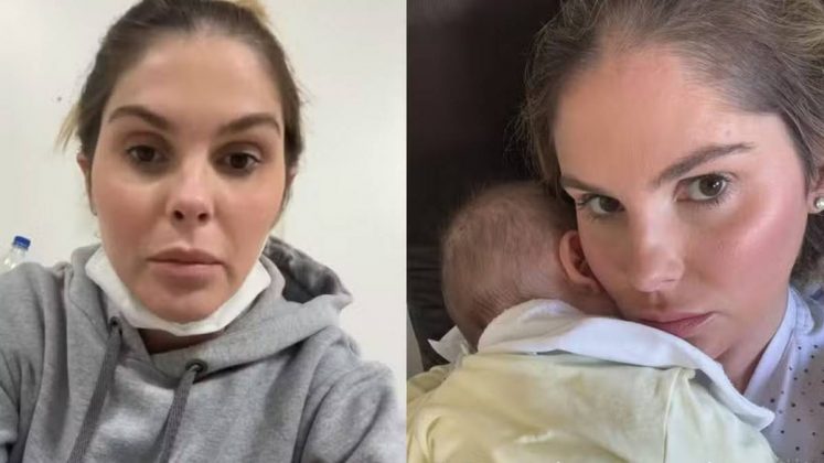 Bárbara Evans desabafa após filho de 6 meses ser diagnosticado com vírus na UTI. (Foto: Instagram)