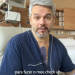 O apresentador descobriu um aneurisma na aorta durante um check-up. (Foto: Instagram)