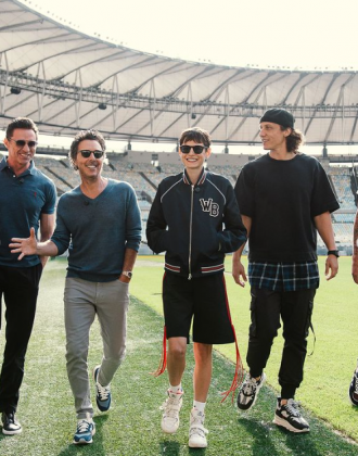 Preparativos intensos para a estreia do filme nos cinemas brasileiros. (Foto: Instagram)