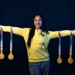 Após conquistar medalha de bronze na ginastica, Julia Soares atinge 1 milhão de seguidores (Foto: Instagram)