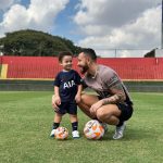 “Enquanto não volto, meu maior desafio é esse aí, estar presente na vida dele de alguma forma todos os dias". (Foto Instagram)