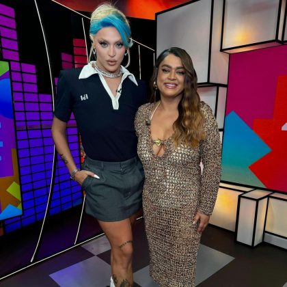 Nesta última quinta-feira (11), Preta Gil, atual apresentadora do TVZ Ao Vivo, recebeu Pabllo Vittar. Durante a interação entre as cantoras, a filha de Gilberto Gil (Foto: Instagram)