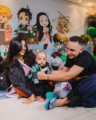 João Gomes e Ary Mirelle celebram seis meses do filho com festa temática de “Demon Slayer”. (Foto: Instagram)