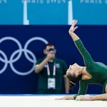 Neste domingo (28), a jovem ginasta brasileira Júlia Soares conquistou o coração dos fãs e se tornou um dos destaques da Olimpíada de Paris. (Foto: Divulgação/Conf. Brasileira de Ginástica)