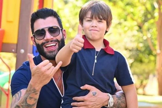 Gusttavo Lima se manifesta após polêmica por vídeo de filho de 7 anos dirigindo carro. (Foto Instagram)