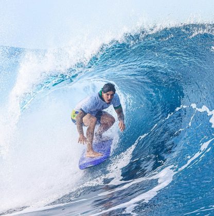 Mesmo em meio a uma onda de azar, Medina ainda subiu no pódio após derrotar o peruano Alonso Correa e conquistar a medalha de bronze. (Foto Instagram)