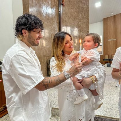 Nesta terça-feira (20), Virginia compartilhou com seus seguidores os registros do batizado do seu sobrinho, Gabriel, filho do seu irmão William Gusmão, fruto do relacionamento com Mellody Barreto (Foto: Instagram)