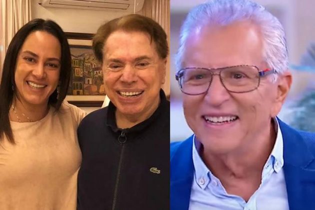 Adotada, Silvia Abravanel revela que quase se tornou irmã de Carlos Alberto de Nóbrega. (Fotos: Instagram/SBT)