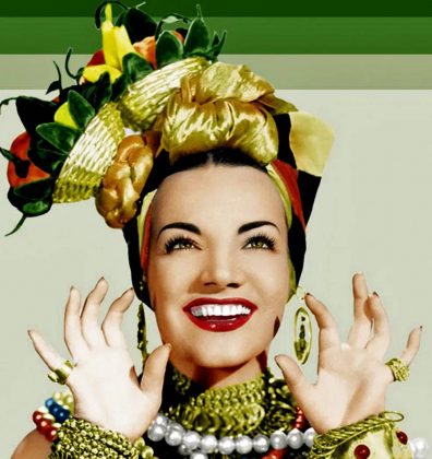 Por fim, é impossível não mencionar Carmen Miranda que conquistou o cinema, estrelando 14 filmes, incluindo Uma Noite no Rio, Noites em Havana, Sonhos de Estrela e Romance Carioca. (Foto Instagram)