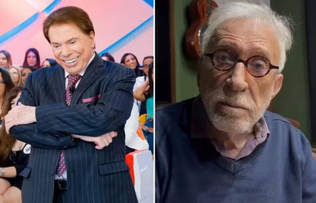 Moacyr Franco descobre a morte de Silvio Santos três dias depois e presta homenagem. (Foto Instagram)