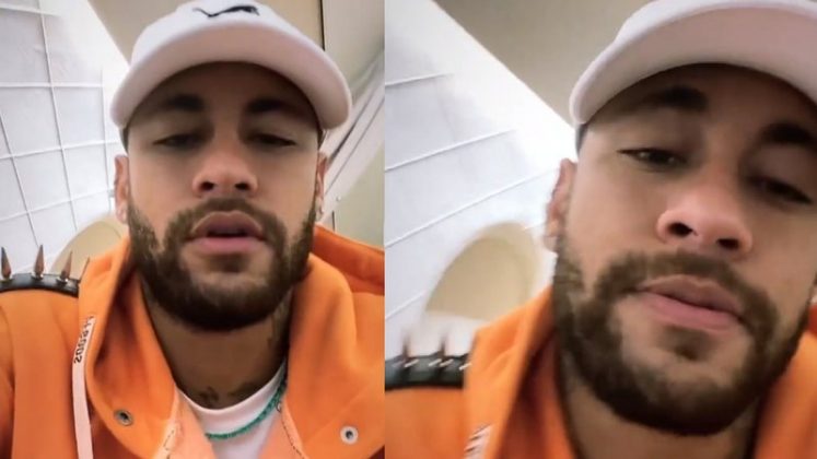 Mavie dá risada enquanto Neymar brinca com ela. (Foto: Instagram)