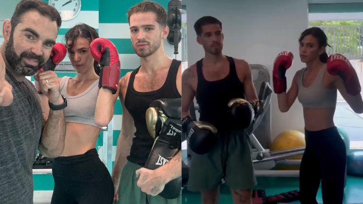 Bruna Marquezine e João Guilherme treinam juntos com personal: "Fofinhos" (Foto: Instagram)