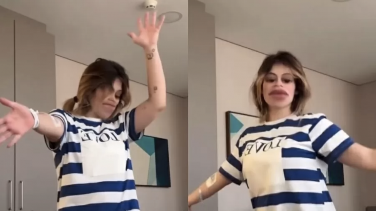 Virginia posta vídeo dançando após cesárea e nova internação: "Chorar não adianta" (Foto: Instagram)