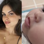 Amanda Kimberlly comemora dois meses de Helena, sua filha com Neymar (Foto: Instagram)