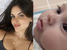 Amanda Kimberlly comemora dois meses de Helena, sua filha com Neymar (Foto: Instagram)