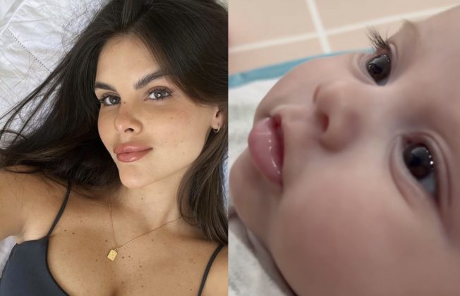 Amanda Kimberlly comemora dois meses de Helena, sua filha com Neymar (Foto: Instagram)